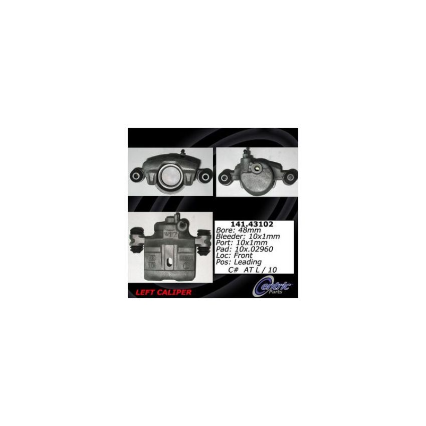 CENTRIC PARTS 141.43102 Centric Semi-Loaded Brake Caliper