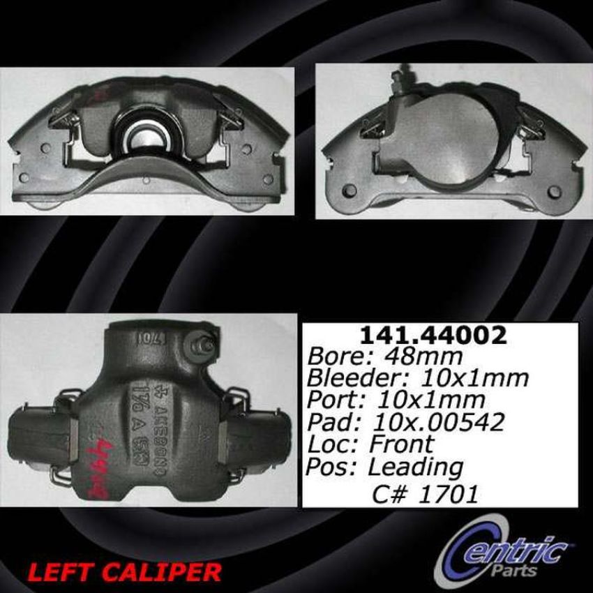 CENTRIC PARTS 141.44001 Centric Semi-Loaded Brake Caliper