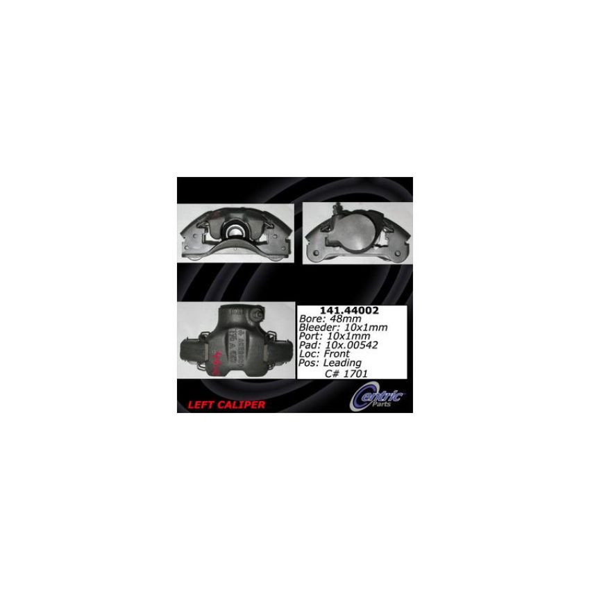 CENTRIC PARTS 141.44002 Centric Semi-Loaded Brake Caliper