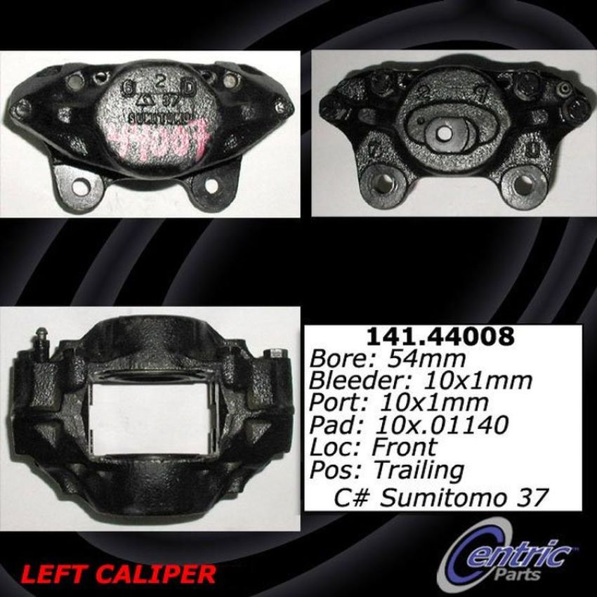 CENTRIC PARTS 141.44008 Centric Semi-Loaded Brake Caliper