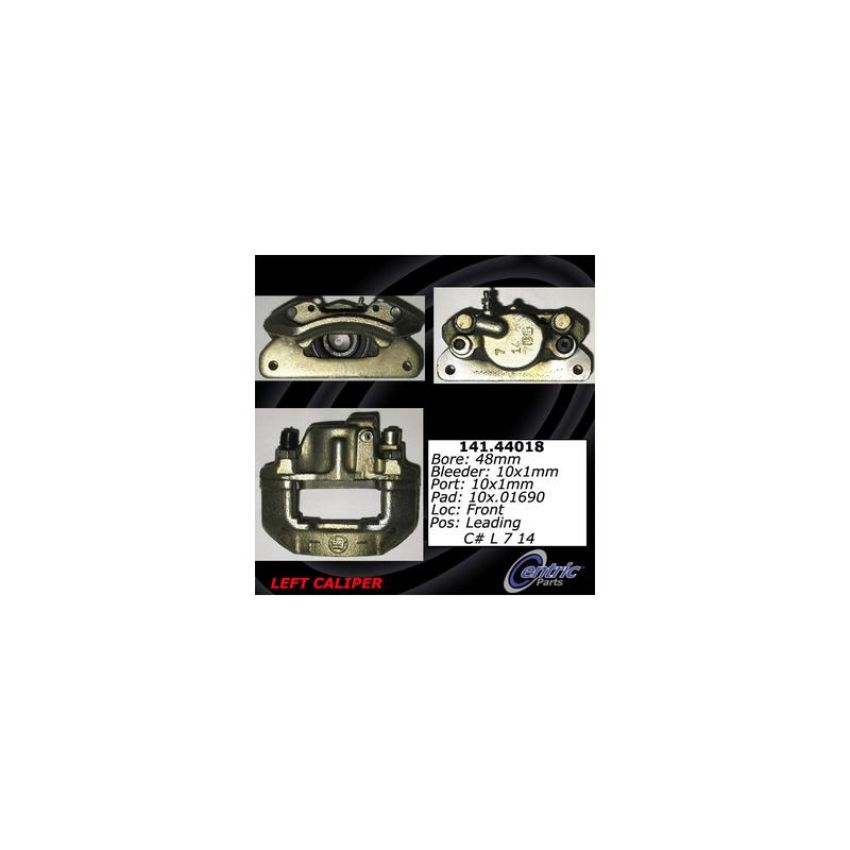 CENTRIC PARTS 141.44018 Centric Semi-Loaded Brake Caliper