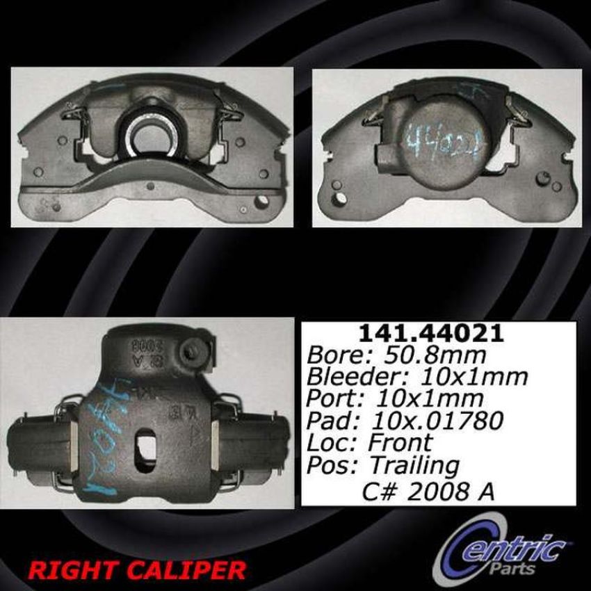 CENTRIC PARTS 141.44022 Centric Semi-Loaded Brake Caliper
