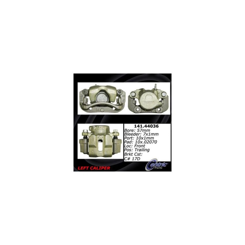 CENTRIC PARTS 141.44036 Centric Semi-Loaded Brake Caliper