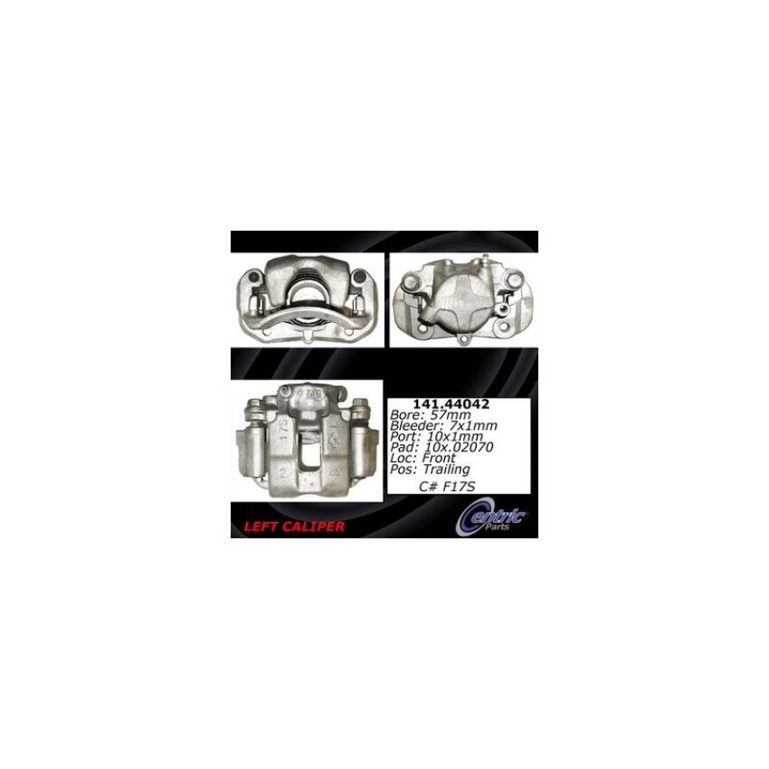 CENTRIC PARTS 141.44042 Centric Semi-Loaded Brake Caliper