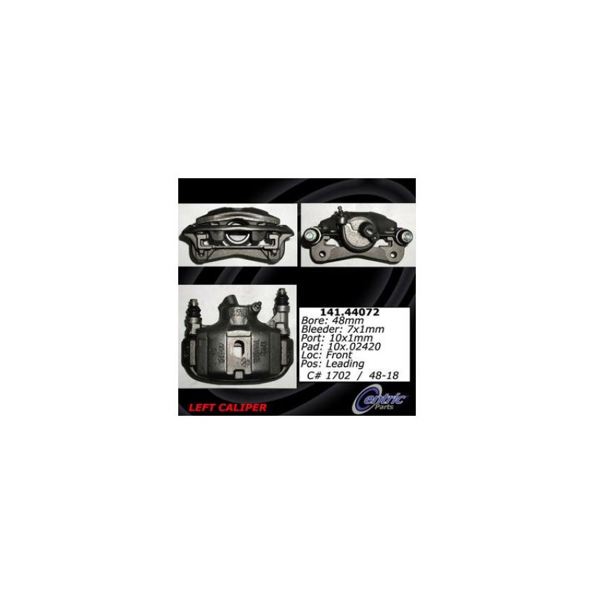 CENTRIC PARTS 141.44072 Centric Semi-Loaded Brake Caliper