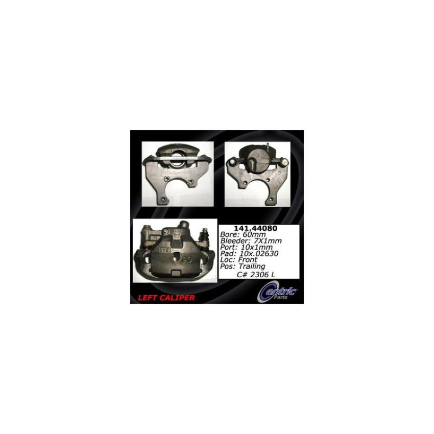 CENTRIC PARTS 141.44080 Centric Semi-Loaded Brake Caliper