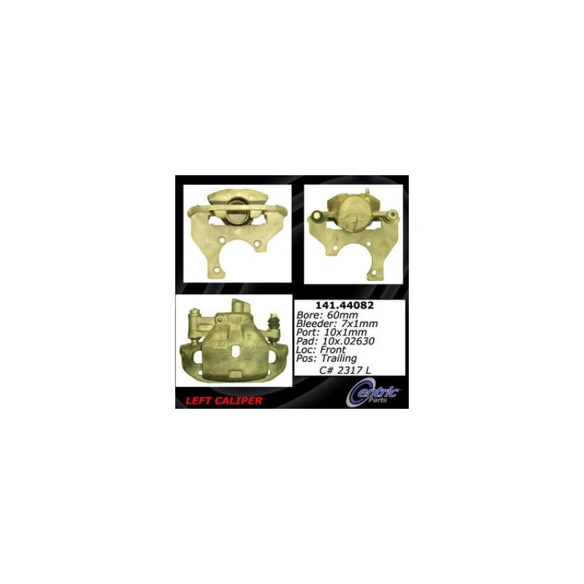 CENTRIC PARTS 141.44082 Centric Semi-Loaded Brake Caliper