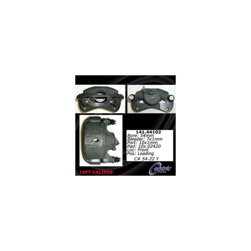 CENTRIC PARTS 141.44102 Centric Semi-Loaded Brake Caliper
