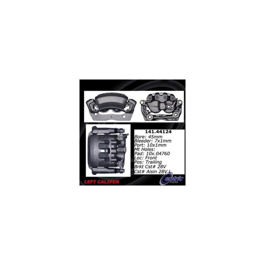 CENTRIC PARTS 141.44124 Centric Semi-Loaded Brake Caliper