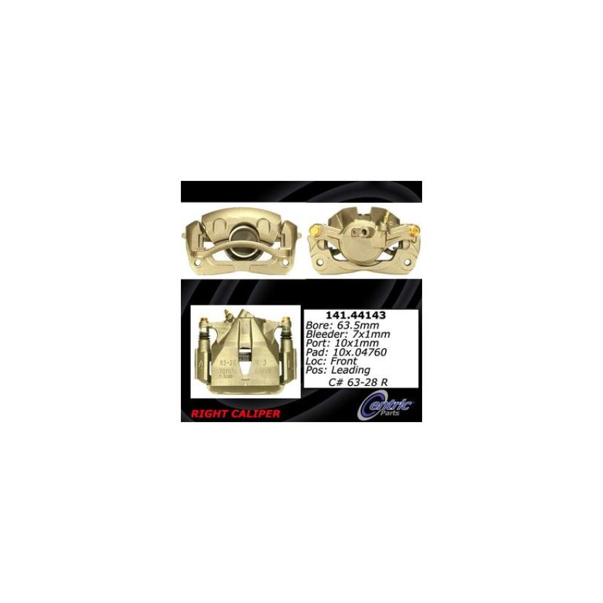 CENTRIC PARTS 141.44143 Centric Semi-Loaded Brake Caliper