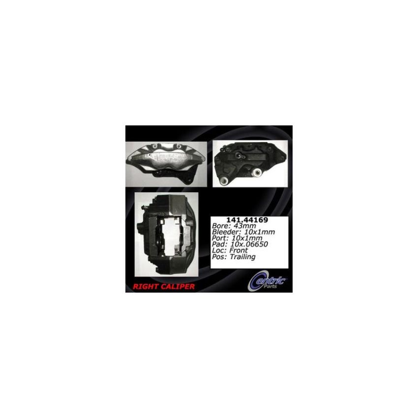 CENTRIC PARTS 141.44169 Centric Semi-Loaded Brake Caliper