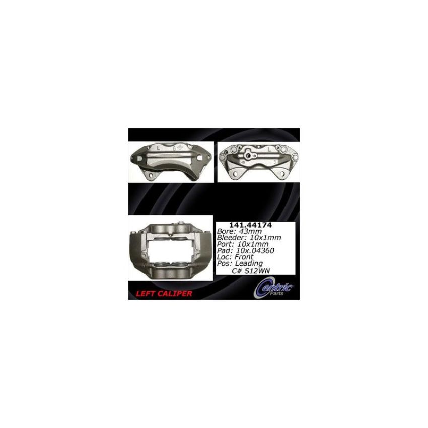CENTRIC PARTS 141.44174 Centric Semi-Loaded Brake Caliper