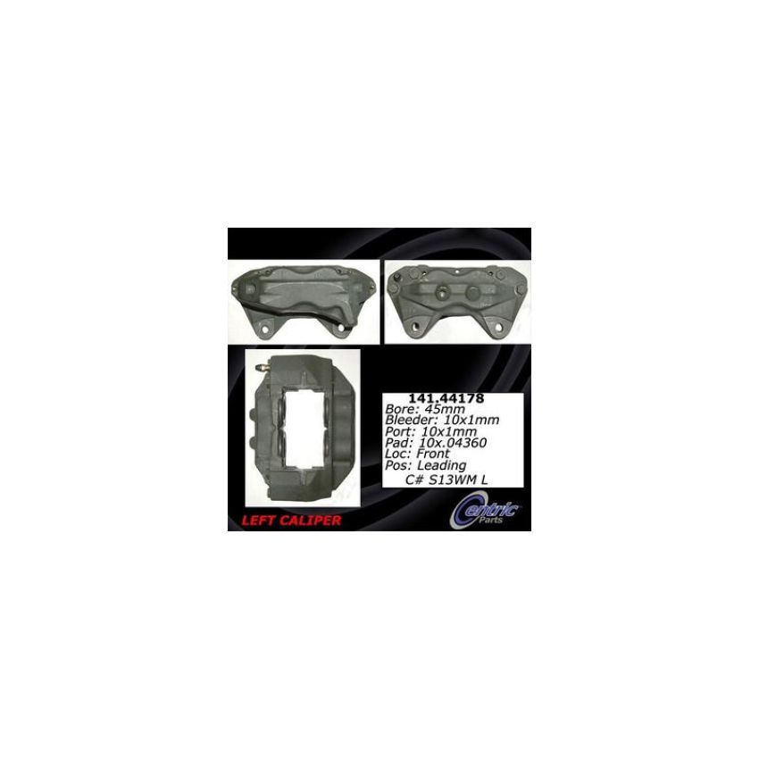 CENTRIC PARTS 141.44178 Centric Semi-Loaded Brake Caliper