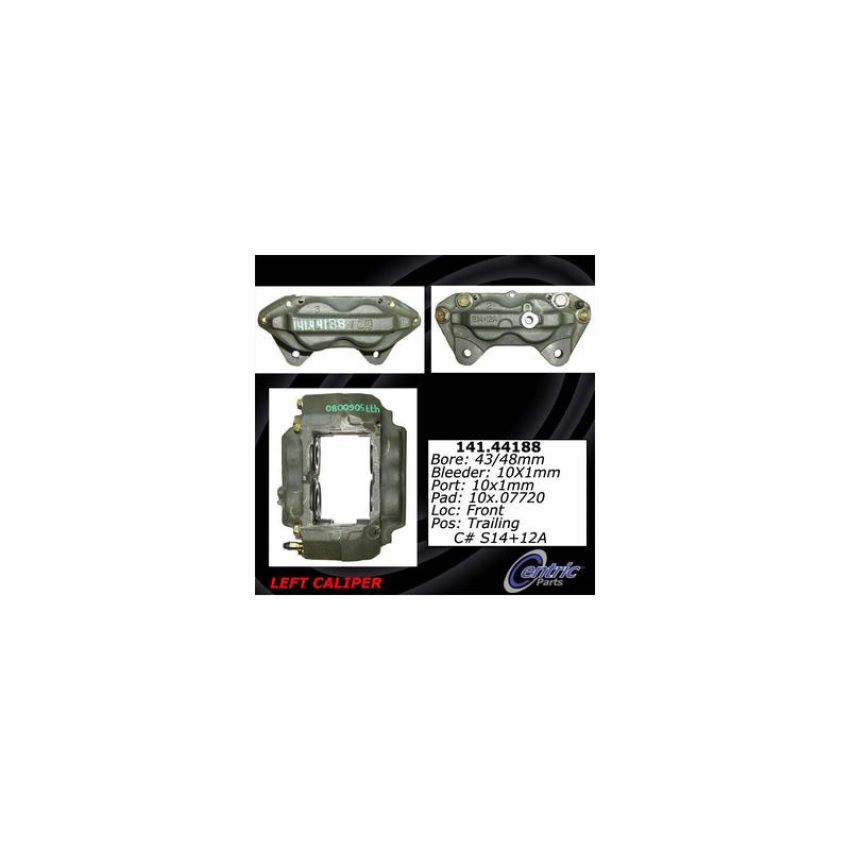 CENTRIC PARTS 141.44188 Centric Semi-Loaded Brake Caliper