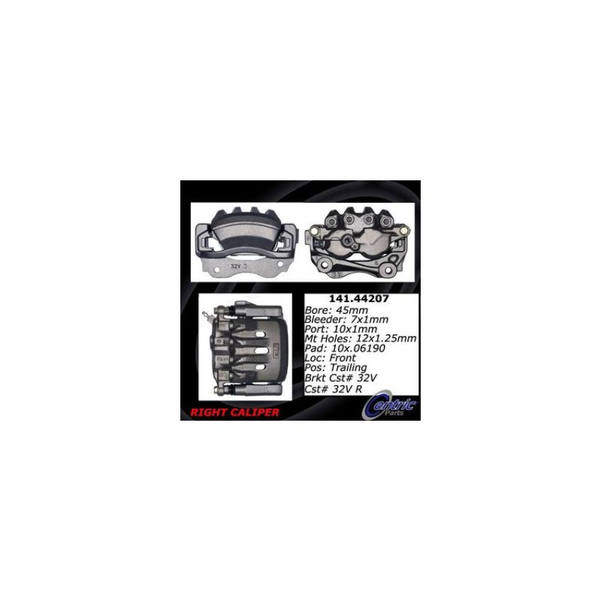 CENTRIC PARTS 141.44207 Centric Semi-Loaded Brake Caliper