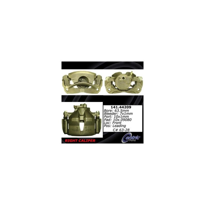CENTRIC PARTS 141.44209 Centric Semi-Loaded Brake Caliper
