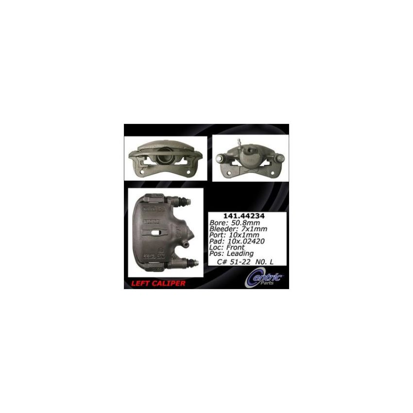CENTRIC PARTS 141.44234 Centric Semi-Loaded Brake Caliper