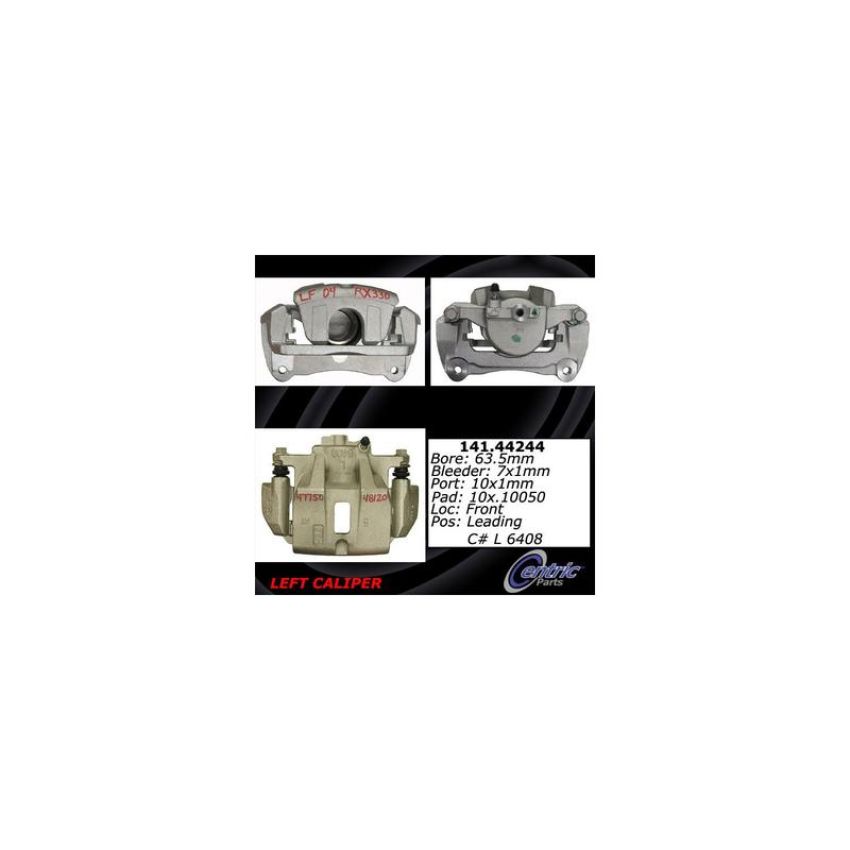 CENTRIC PARTS 141.44244 Centric Semi-Loaded Brake Caliper