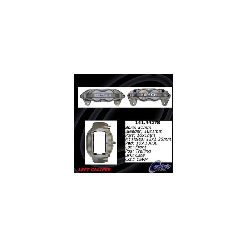 CENTRIC PARTS 141.44278 Centric Semi-Loaded Brake Caliper