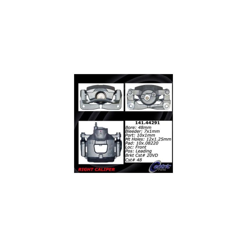 CENTRIC PARTS 141.44291 Centric Semi-Loaded Brake Caliper