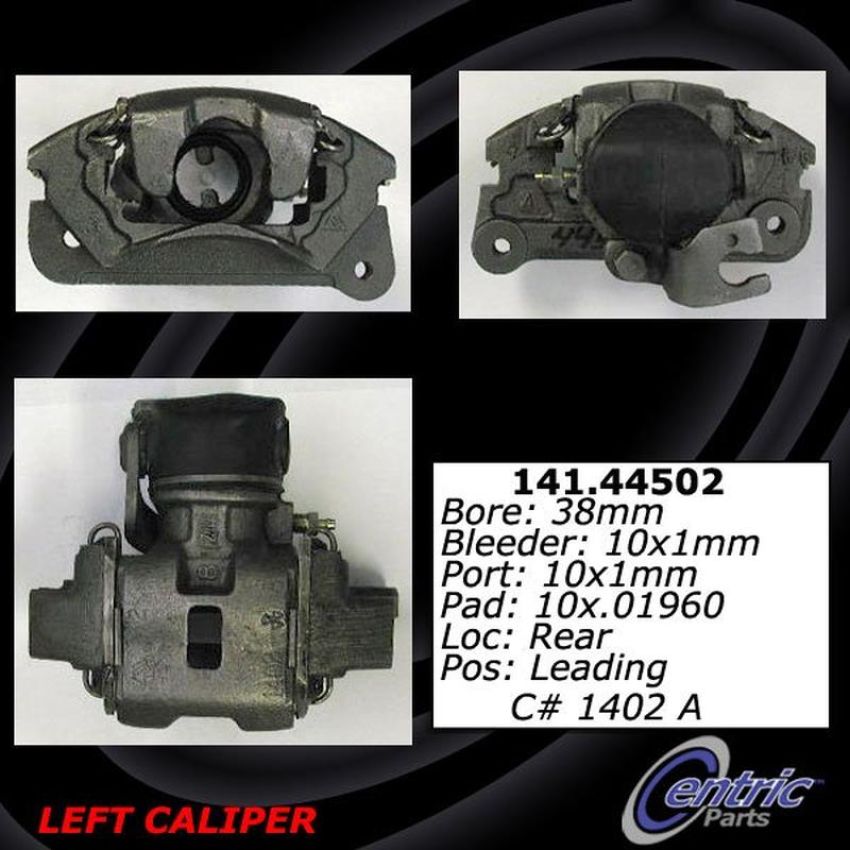 CENTRIC PARTS 141.44502 Centric Semi-Loaded Brake Caliper