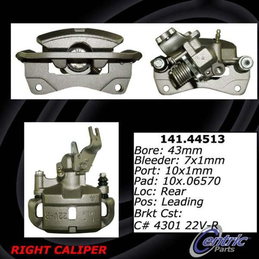 CENTRIC PARTS 141.44514 Centric Semi-Loaded Brake Caliper
