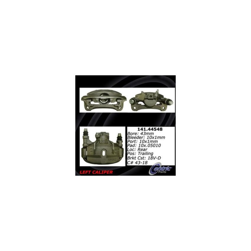 CENTRIC PARTS 141.44548 Centric Semi-Loaded Brake Caliper