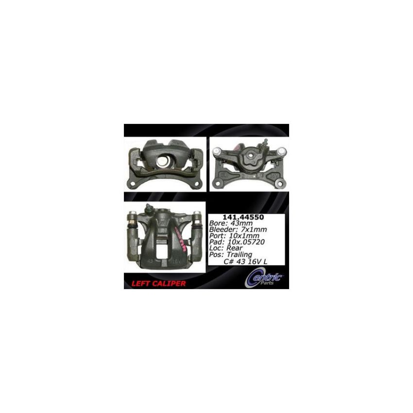 CENTRIC PARTS 141.44550 Centric Semi-Loaded Brake Caliper