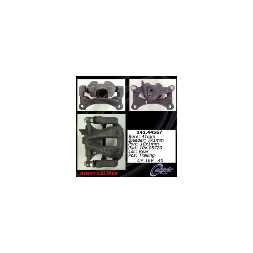 CENTRIC PARTS 141.44567 Centric Semi-Loaded Brake Caliper