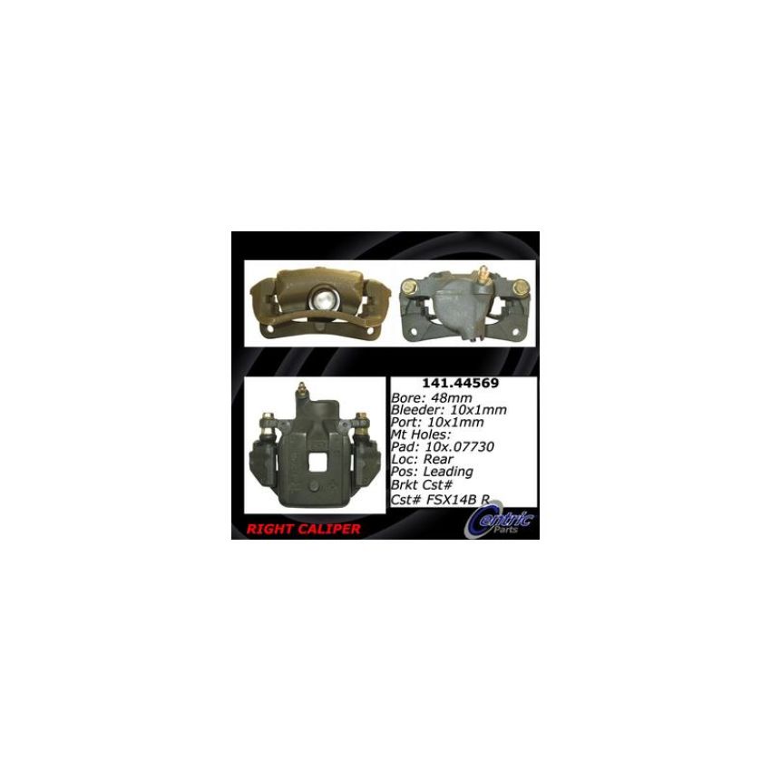 CENTRIC PARTS 141.44569 Centric Semi-Loaded Brake Caliper