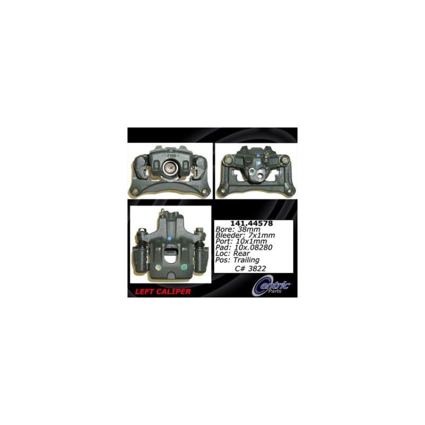 CENTRIC PARTS 141.44578 Centric Semi-Loaded Brake Caliper