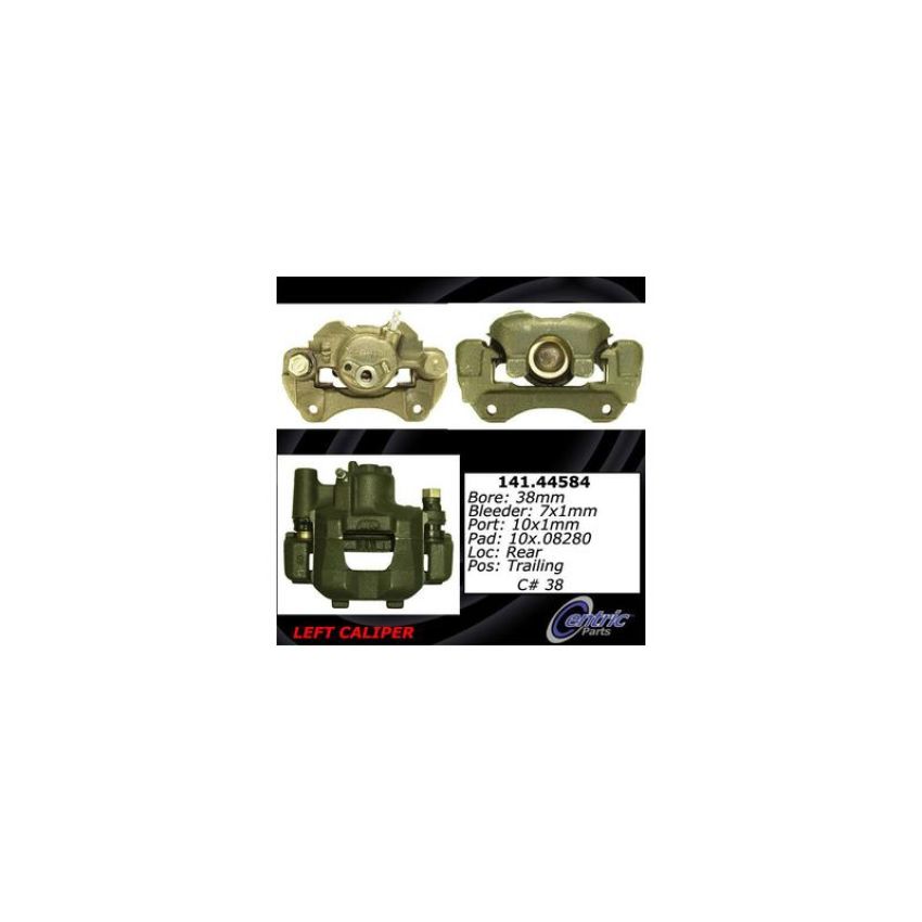 CENTRIC PARTS 141.44584 Centric Semi-Loaded Brake Caliper