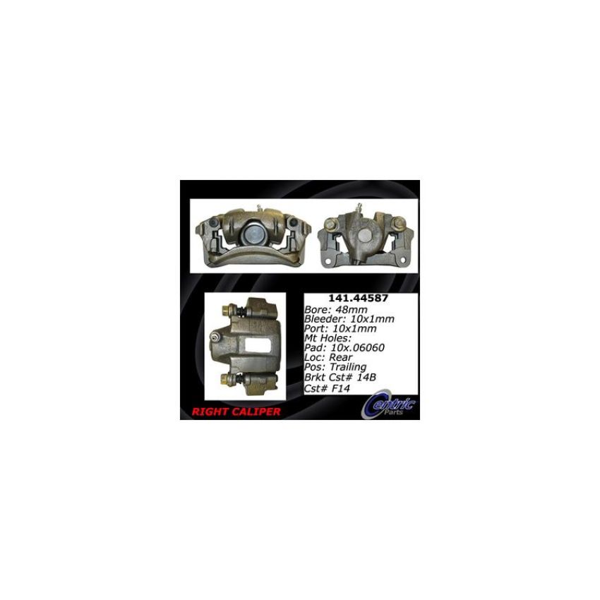 CENTRIC PARTS 141.44587 Centric Semi-Loaded Brake Caliper