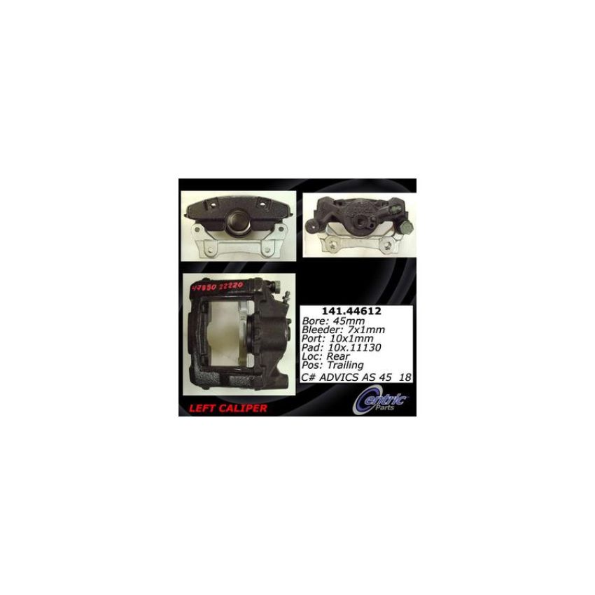 CENTRIC PARTS 141.44612 Centric Semi-Loaded Brake Caliper
