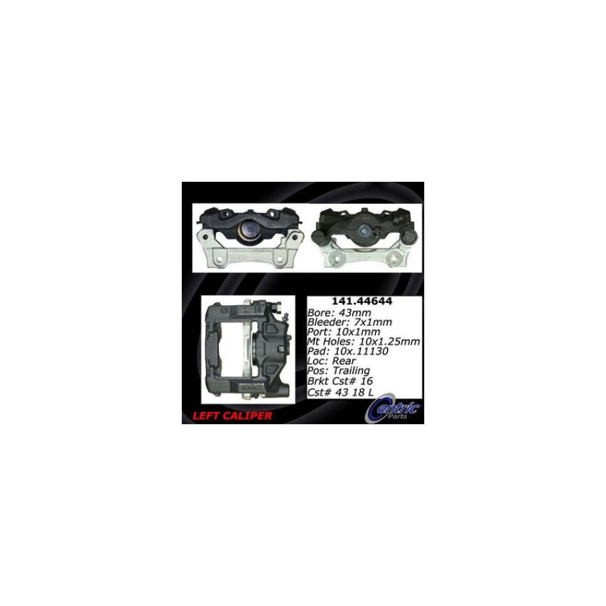 CENTRIC PARTS 141.44644 Centric Semi-Loaded Brake Caliper
