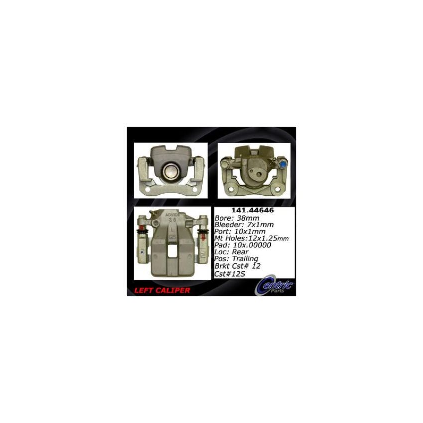 CENTRIC PARTS 141.44646 Centric Semi-Loaded Brake Caliper
