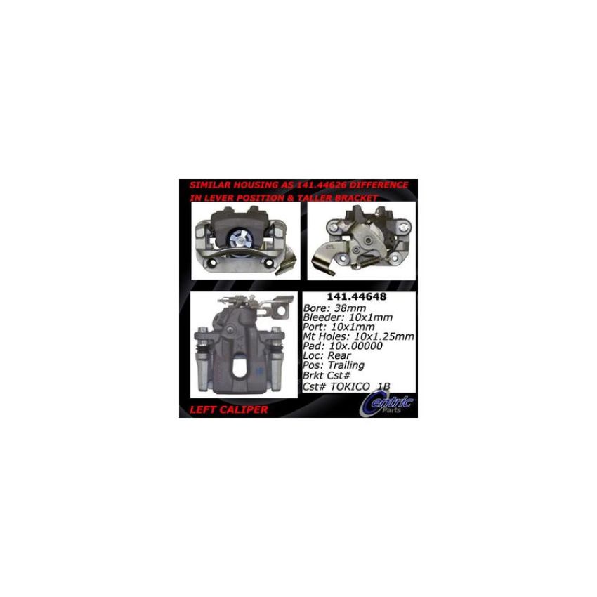 CENTRIC PARTS 141.44648 Centric Semi-Loaded Brake Caliper