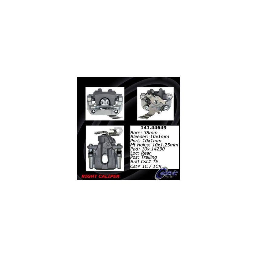 CENTRIC PARTS 141.44649 Centric Semi-Loaded Brake Caliper