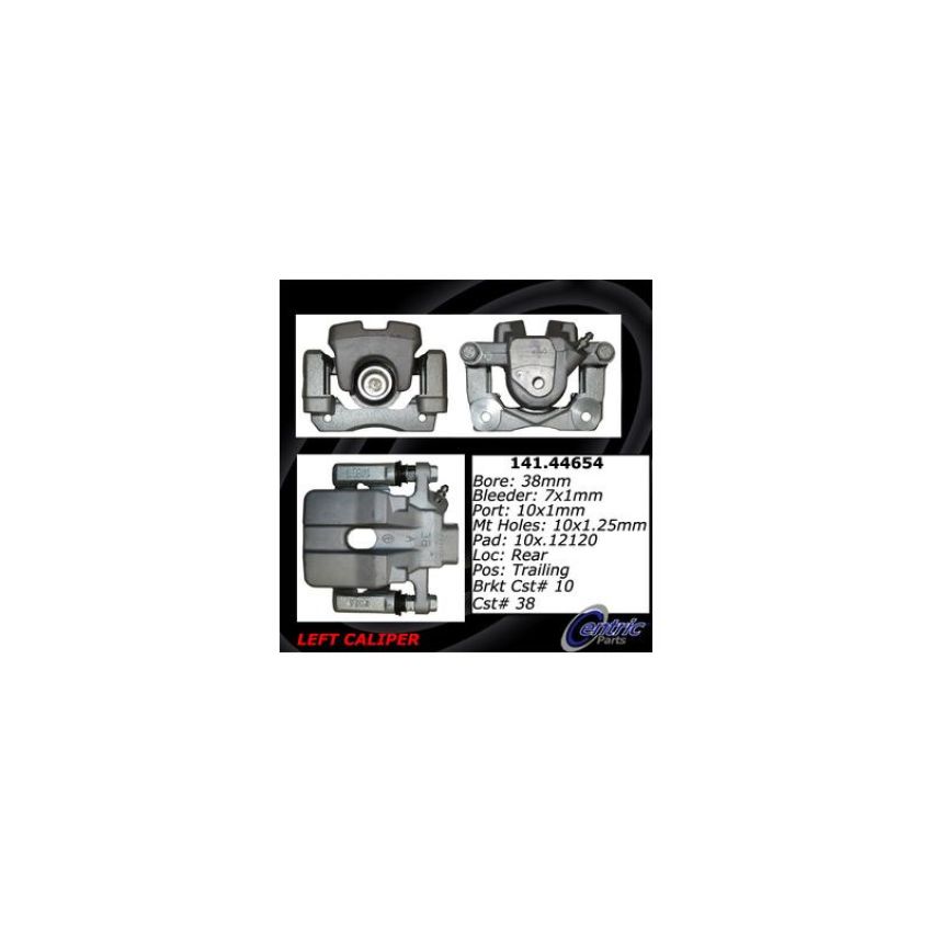 CENTRIC PARTS 141.44654 Centric Semi-Loaded Brake Caliper