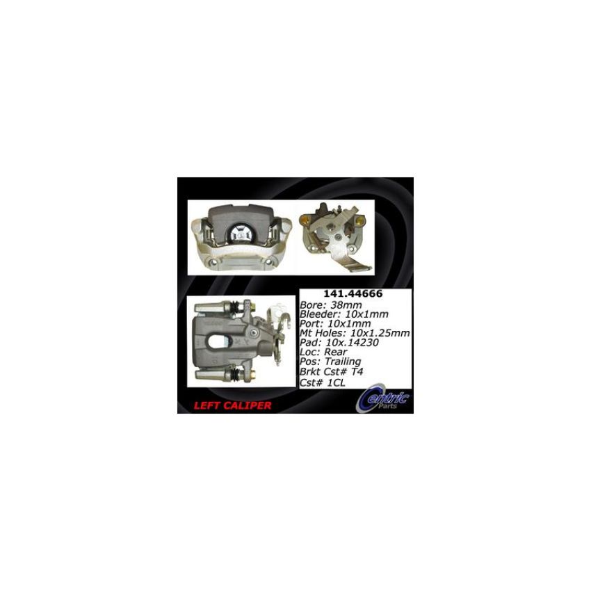 CENTRIC PARTS 141.44666 Centric Semi-Loaded Brake Caliper