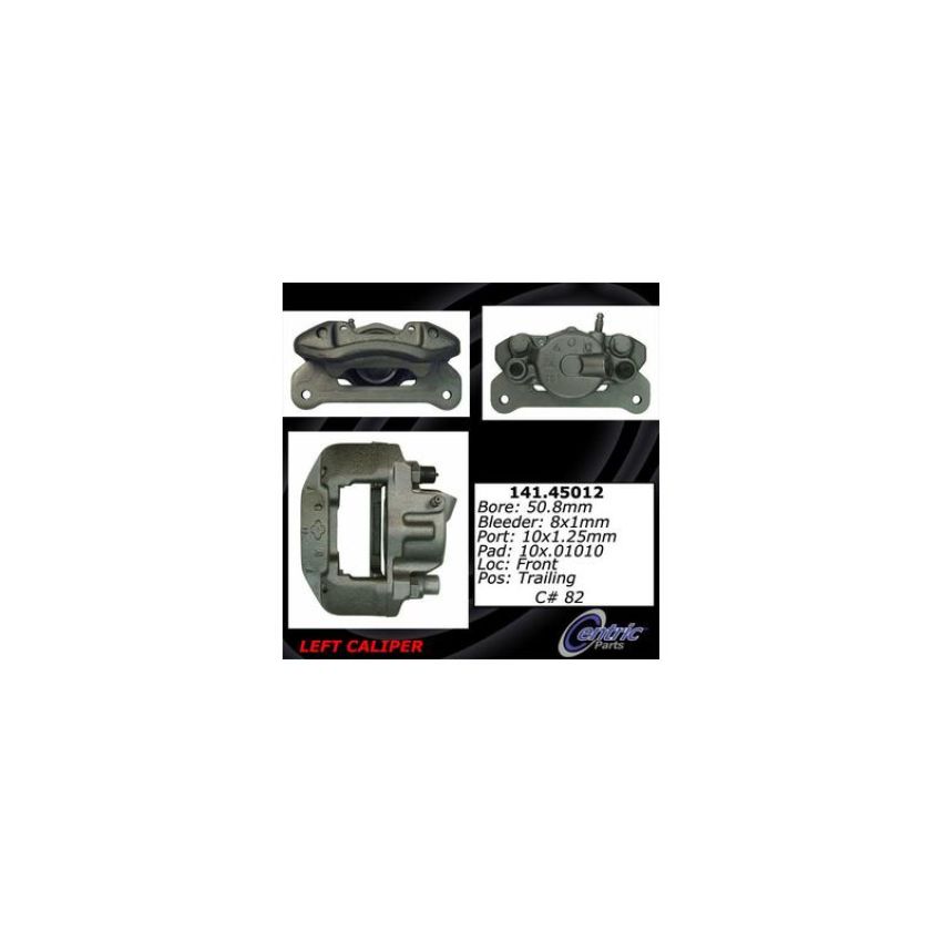 CENTRIC PARTS 141.45012 Centric Semi-Loaded Brake Caliper