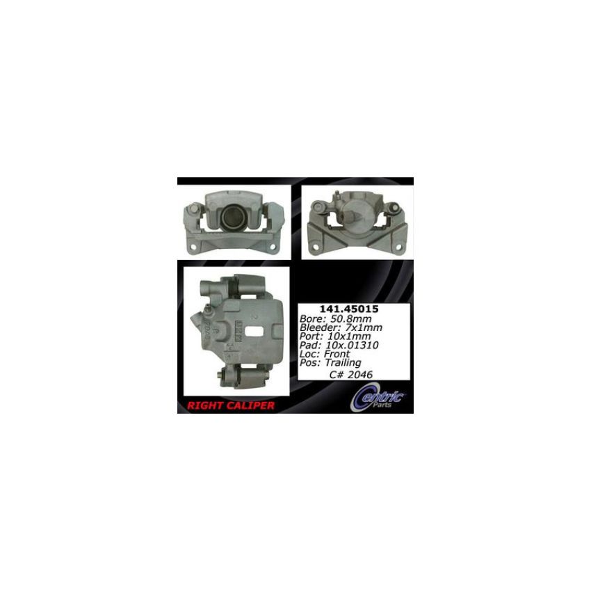 CENTRIC PARTS 141.45015 Centric Semi-Loaded Brake Caliper