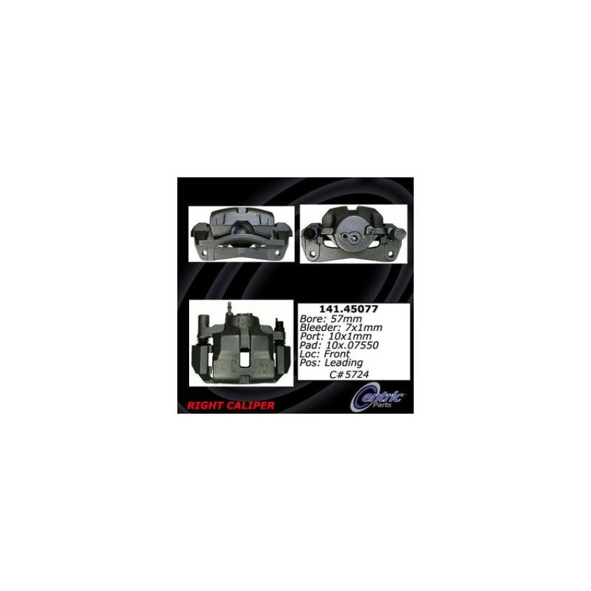 CENTRIC PARTS 141.45077 Centric Semi-Loaded Brake Caliper