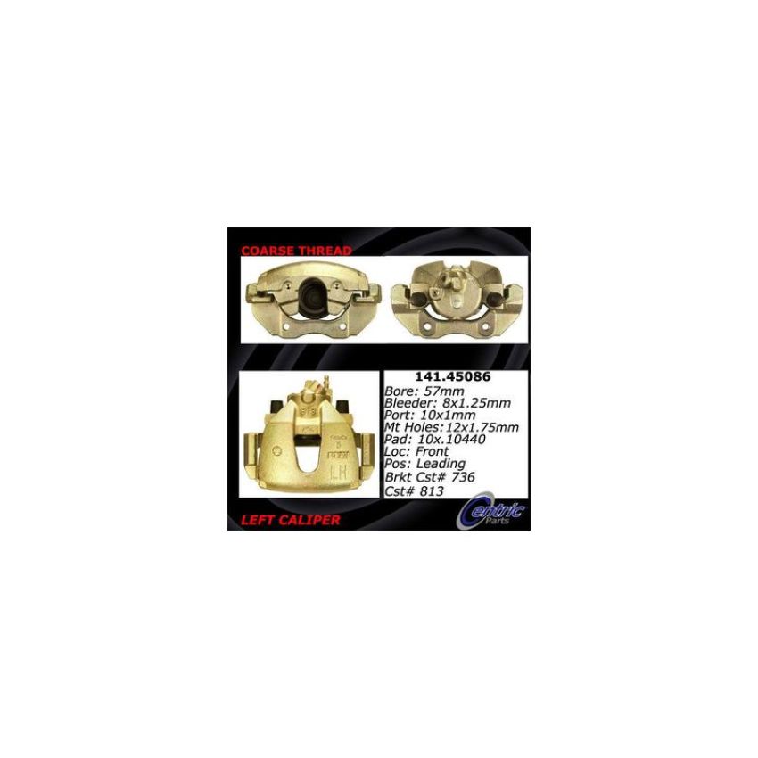CENTRIC PARTS 141.45086 Centric Semi-Loaded Brake Caliper