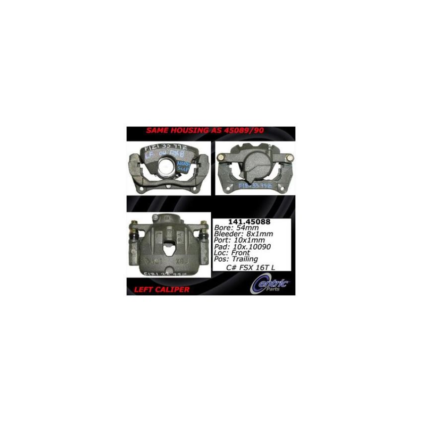 CENTRIC PARTS 141.45088 Centric Semi-Loaded Brake Caliper