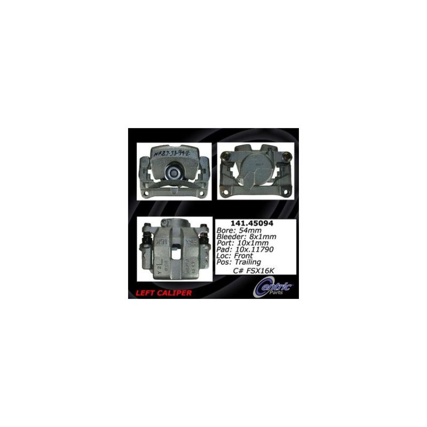 CENTRIC PARTS 141.45094 Centric Semi-Loaded Brake Caliper
