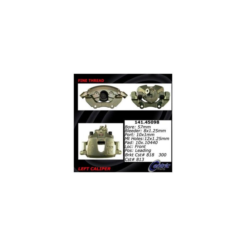 CENTRIC PARTS 141.45098 Centric Semi-Loaded Brake Caliper