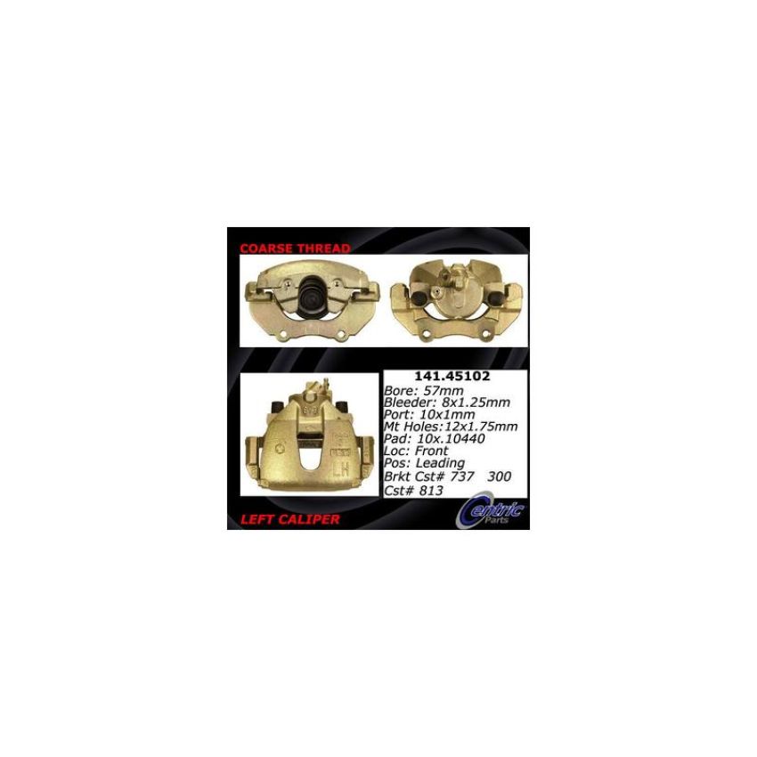 CENTRIC PARTS 141.45102 Centric Semi-Loaded Brake Caliper
