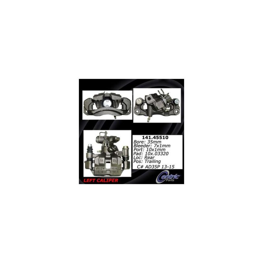 CENTRIC PARTS 141.45510 Centric Semi-Loaded Brake Caliper