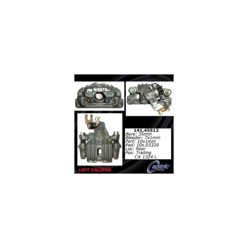CENTRIC PARTS 141.45512 Centric Semi-Loaded Brake Caliper
